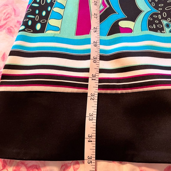 Cache Silk Dress 💜💙💚 - Picture 11 of 11